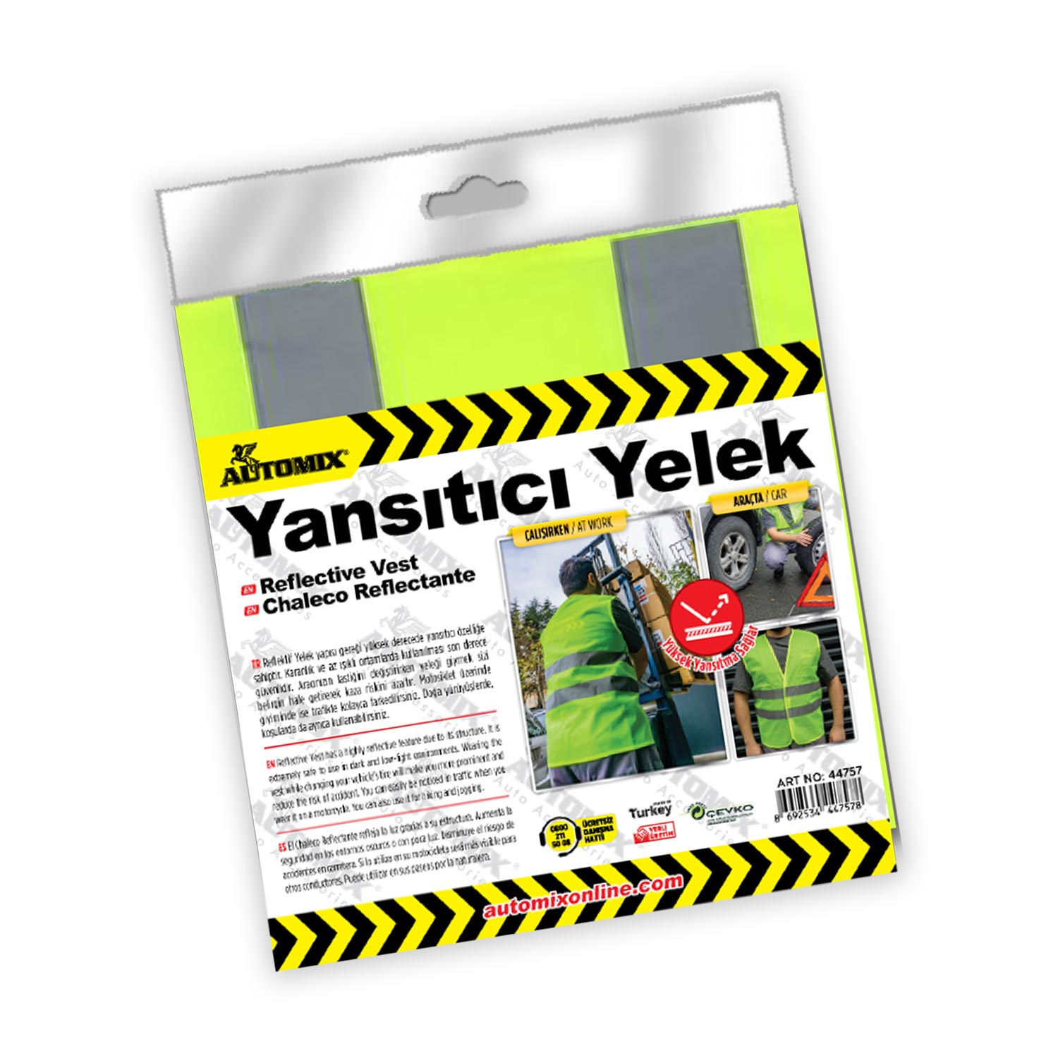 AUTOMIX REFLEKTIF EMNIYET YELEGI